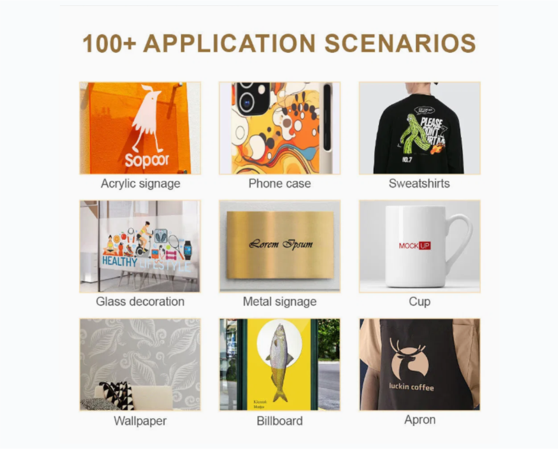 Dtf Printing Machine 2 Head I3200 A1 Size Digital Flatbed XP600 Printhead