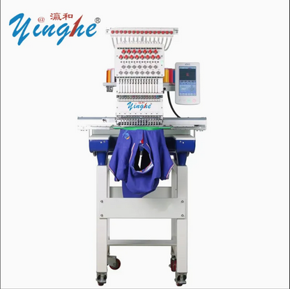 Single Head 15 Needles Embroidery Machine