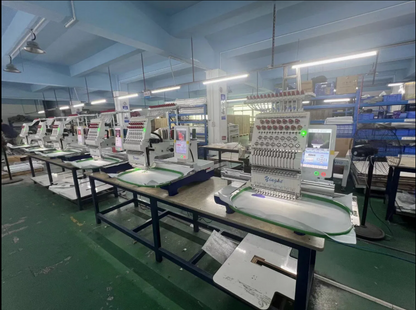 Single Head 15 Needles Embroidery Machine